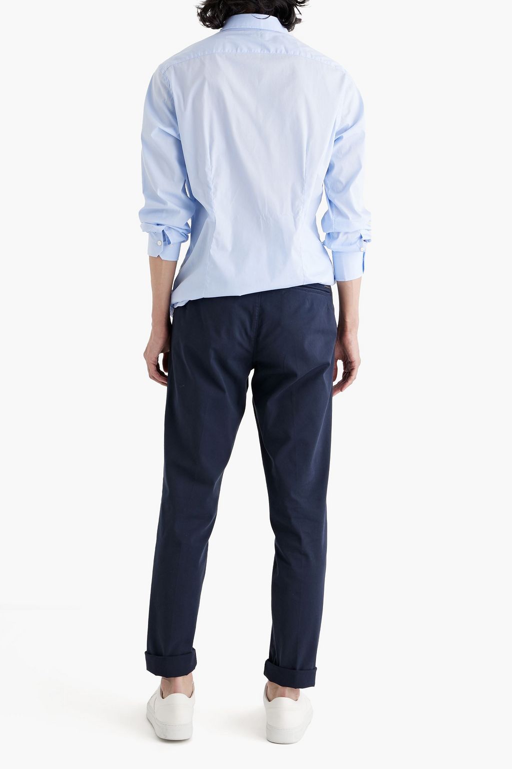 PESERICO Cotton-blend twill chinos