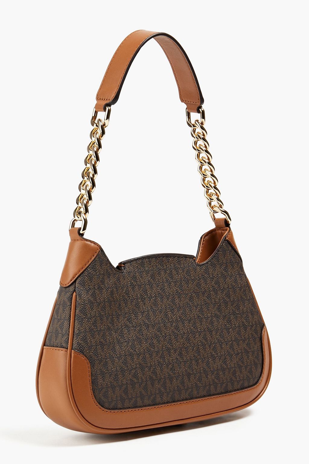 MICHAEL MICHAEL KORS Embellished logoprint faux texturedleather