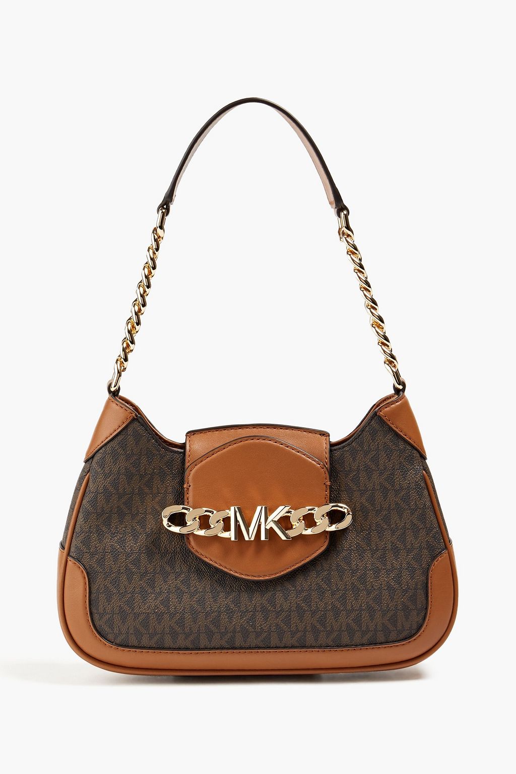 MICHAEL MICHAEL KORS Embellished logoprint faux texturedleather
