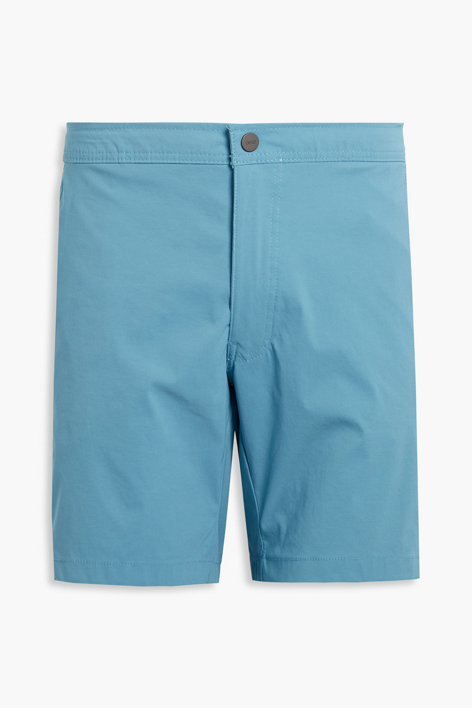 Onia Calder Mid-length Swim Shorts In Slate Blue