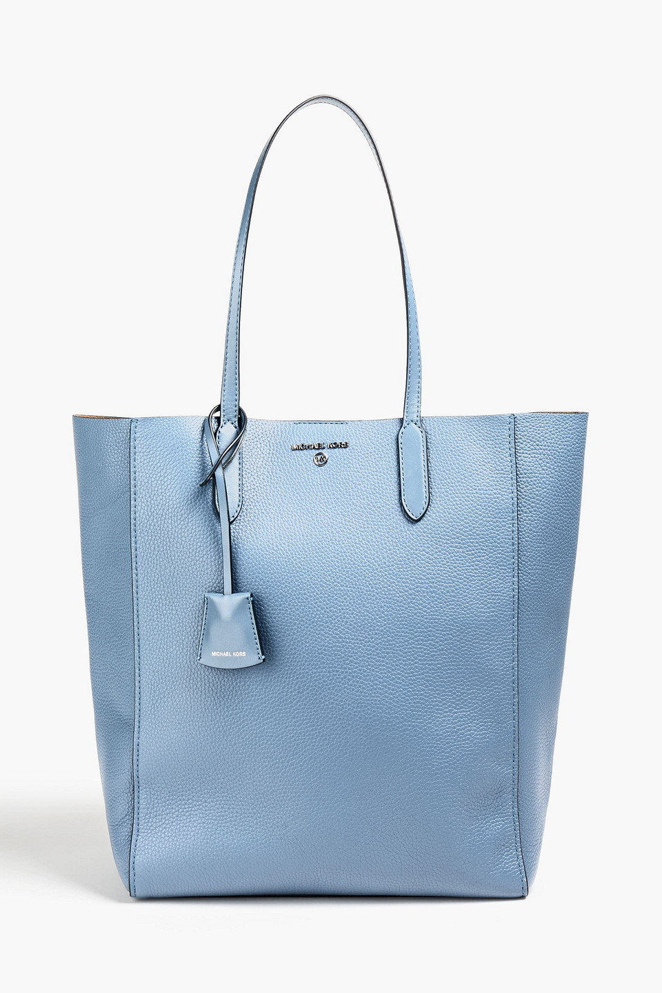 Michael Michael Kors Textured-leather Tote In Blue