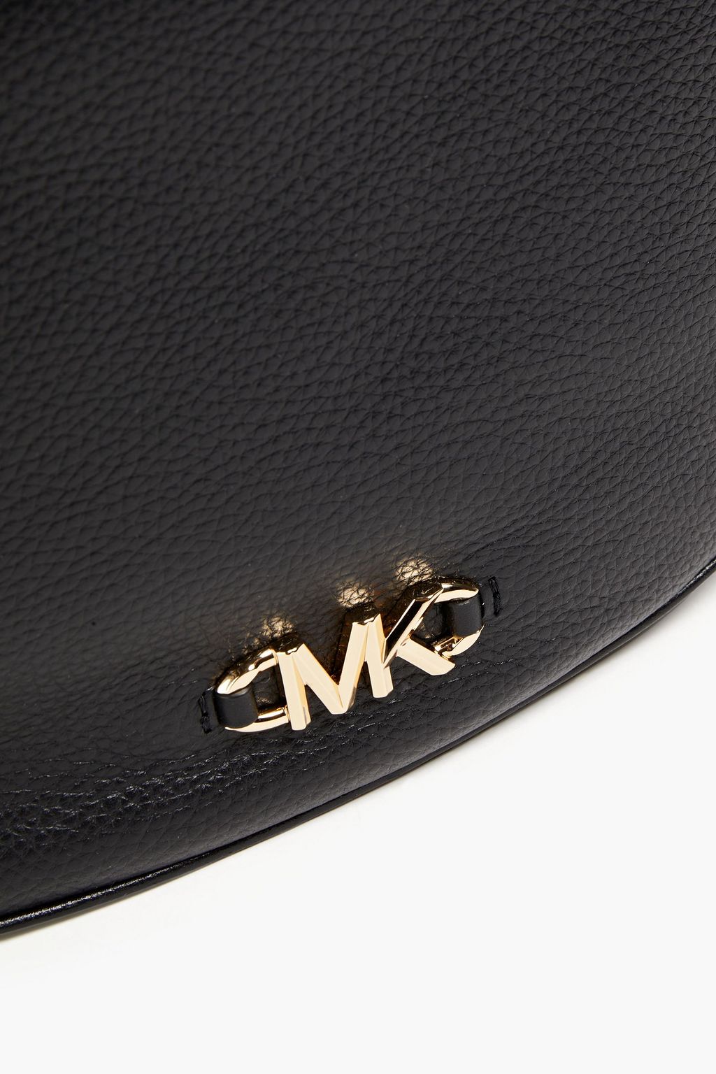 Black Texturedleather shoulder bag MICHAEL MICHAEL KORS THE