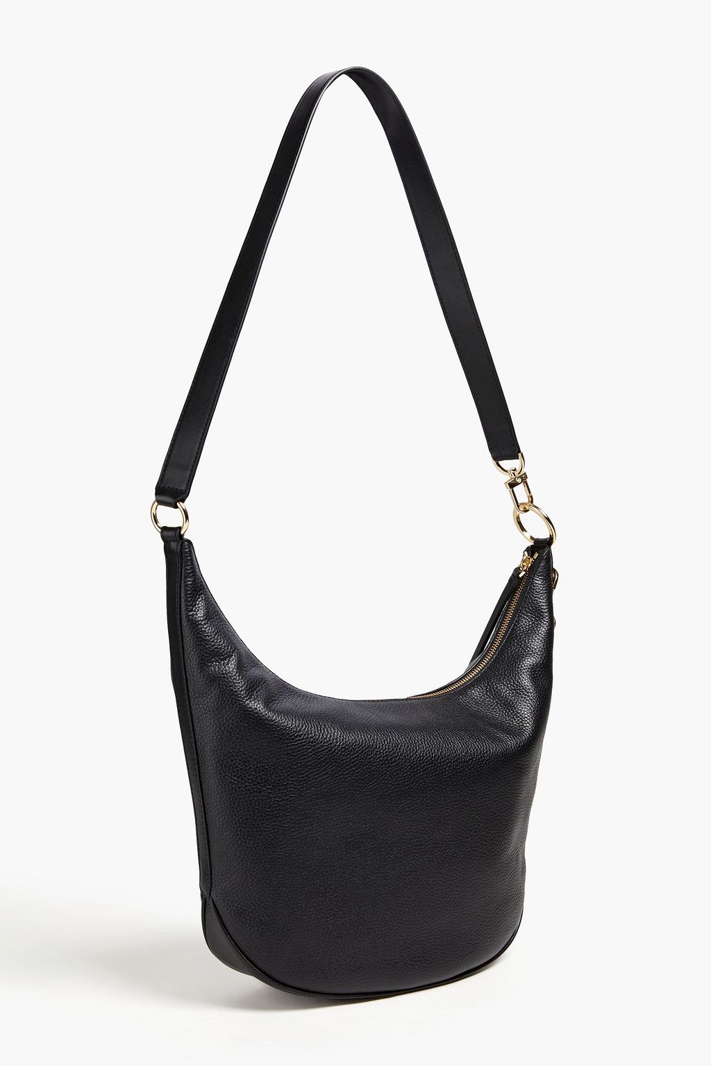 Black Texturedleather shoulder bag MICHAEL MICHAEL KORS THE