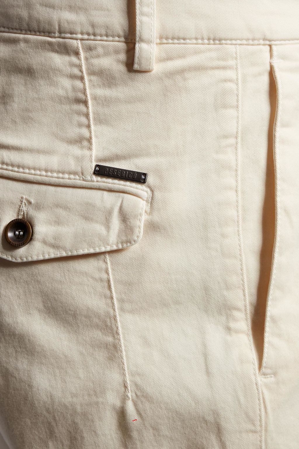 PESERICO Cotton-blend twill chinos