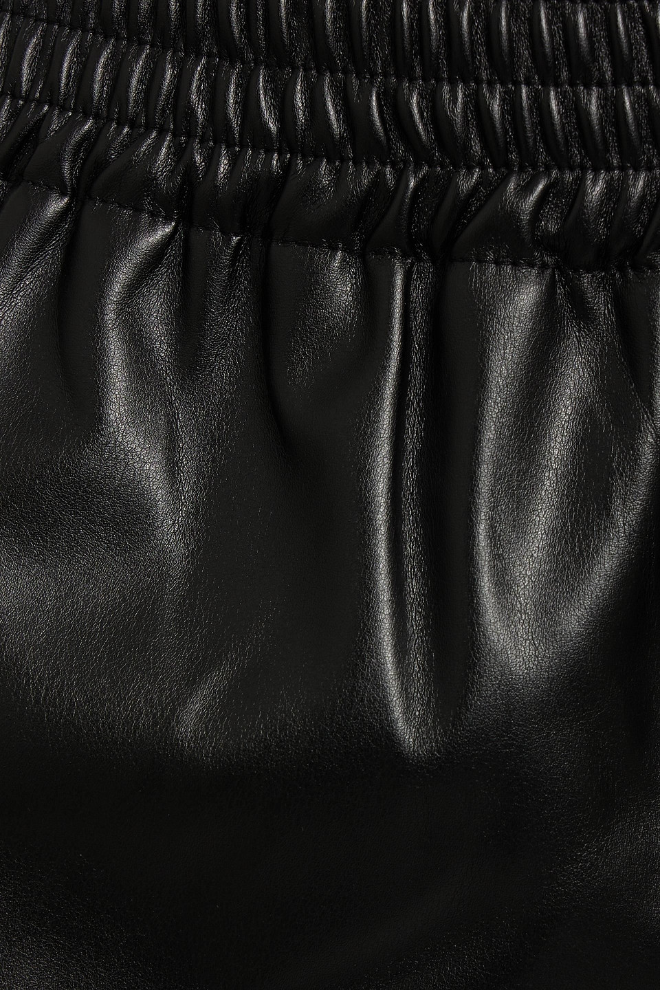 Shop Atm Anthony Thomas Melillo Faux Leather Shorts In Black