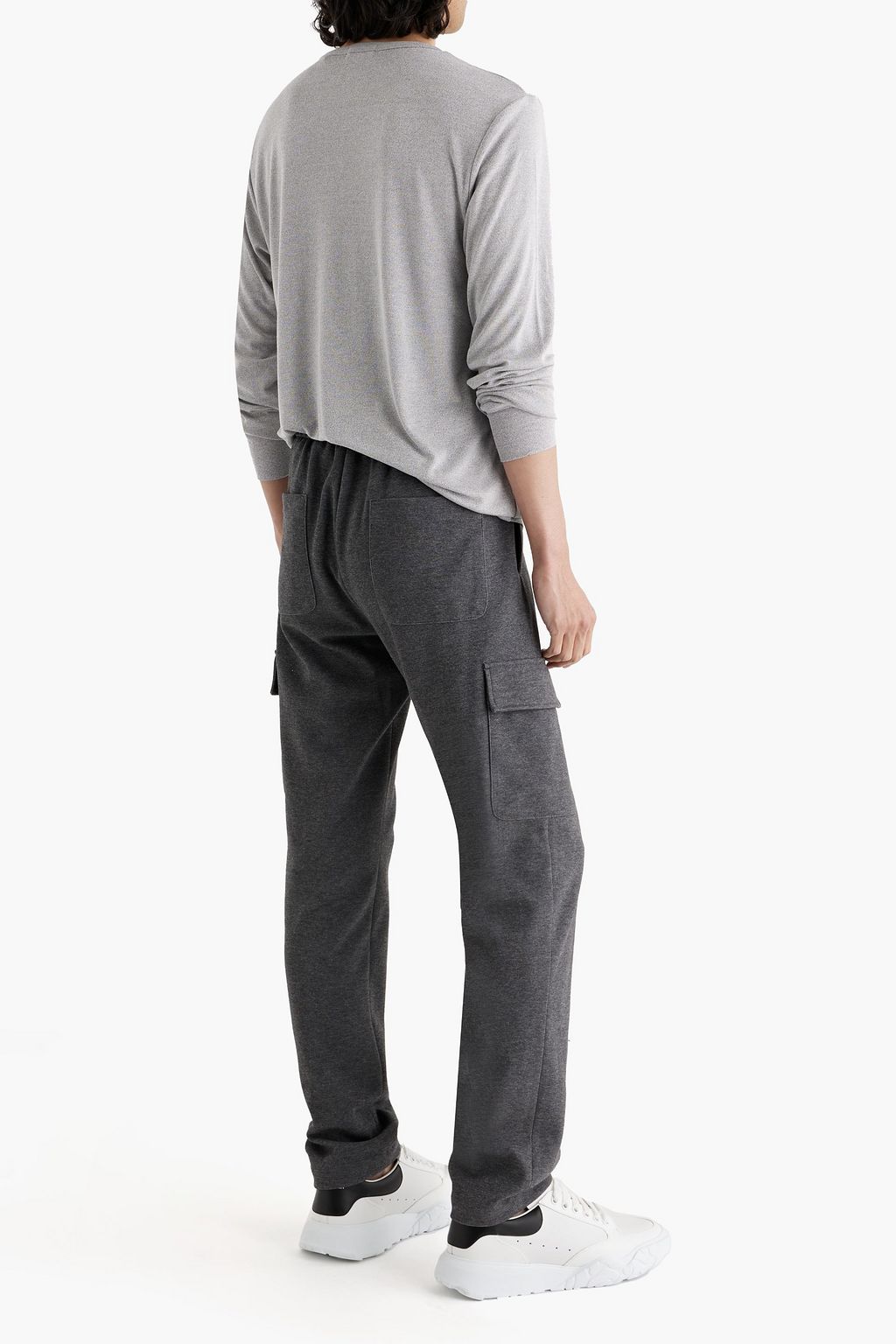 PESERICO Mélange jersey sweatpants
