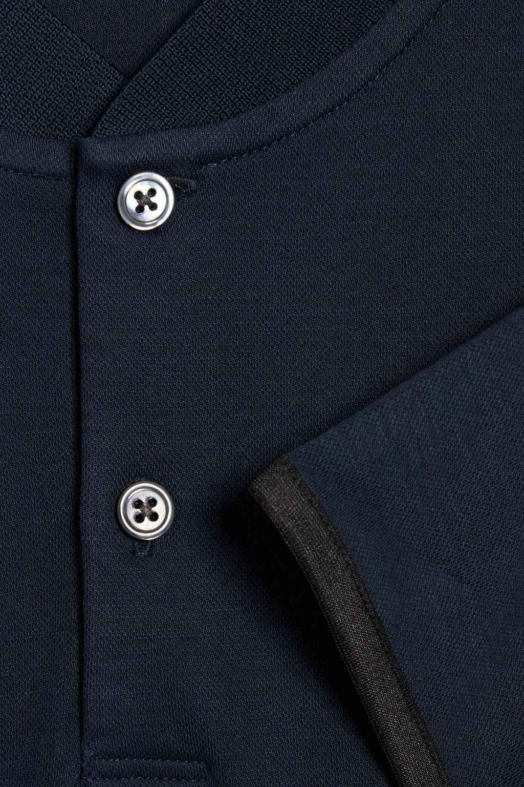 THEORY Berk  Pima cotton-blend jersey polo shirt