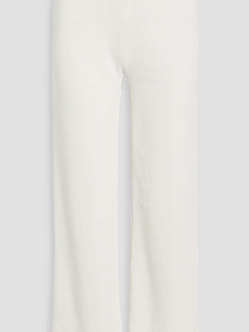 french cotton-terry track pants