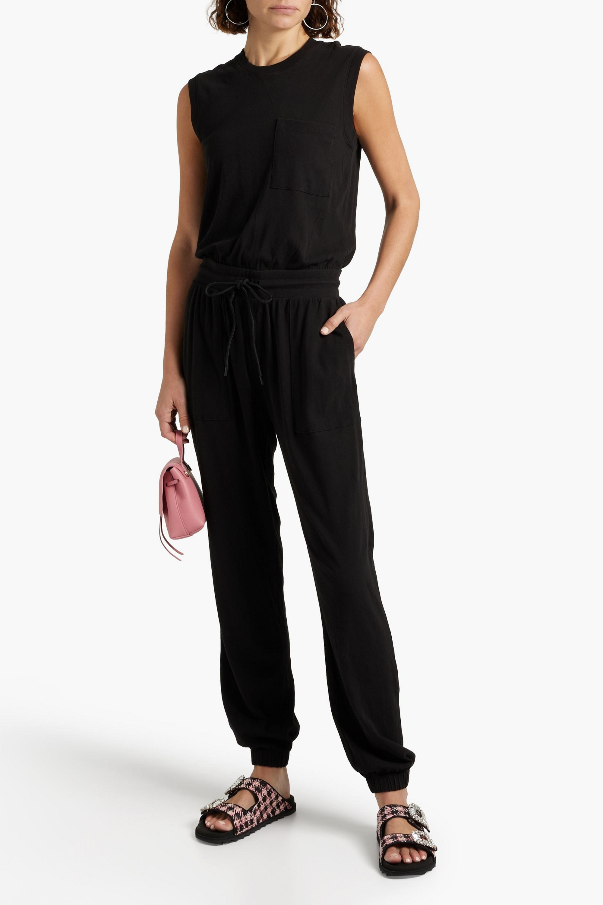 ATM Anthony Thomas Melillo Cotton-jersey jumpsuit