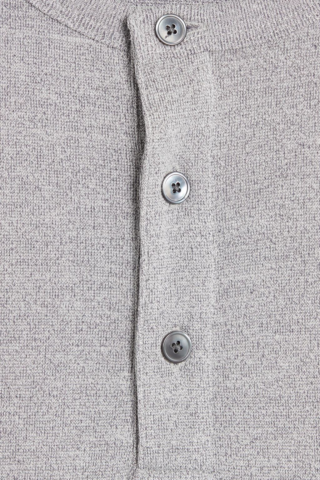 THEORY Modal-blend jersey Henley T-shirt