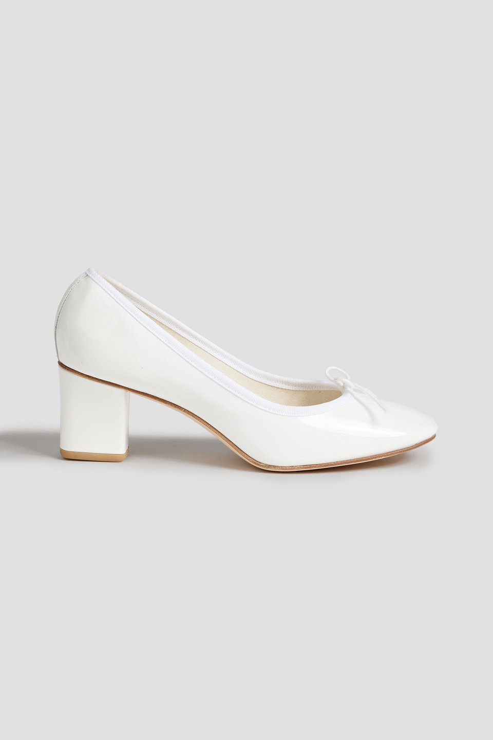 Repetto Patent-leather Pumps In White