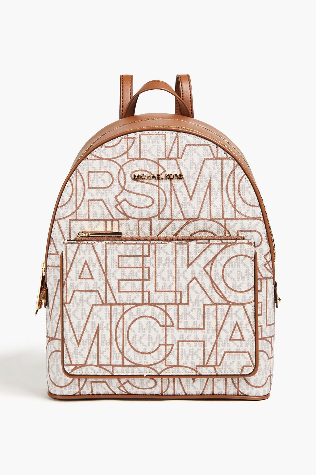 MICHAEL MICHAEL KORS Adina printed faux texturedleather backpack THE