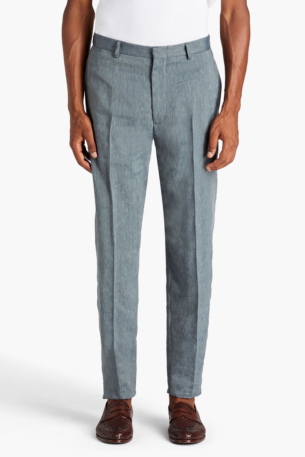 EMPORIO ARMANI Linen-blend suit