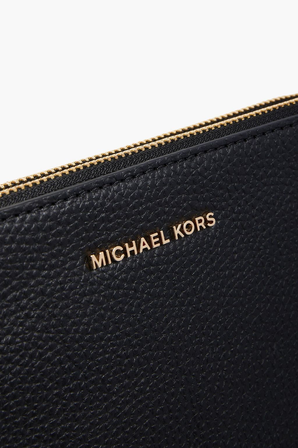 MICHAEL MICHAEL KORS Pebbled-leather pouch