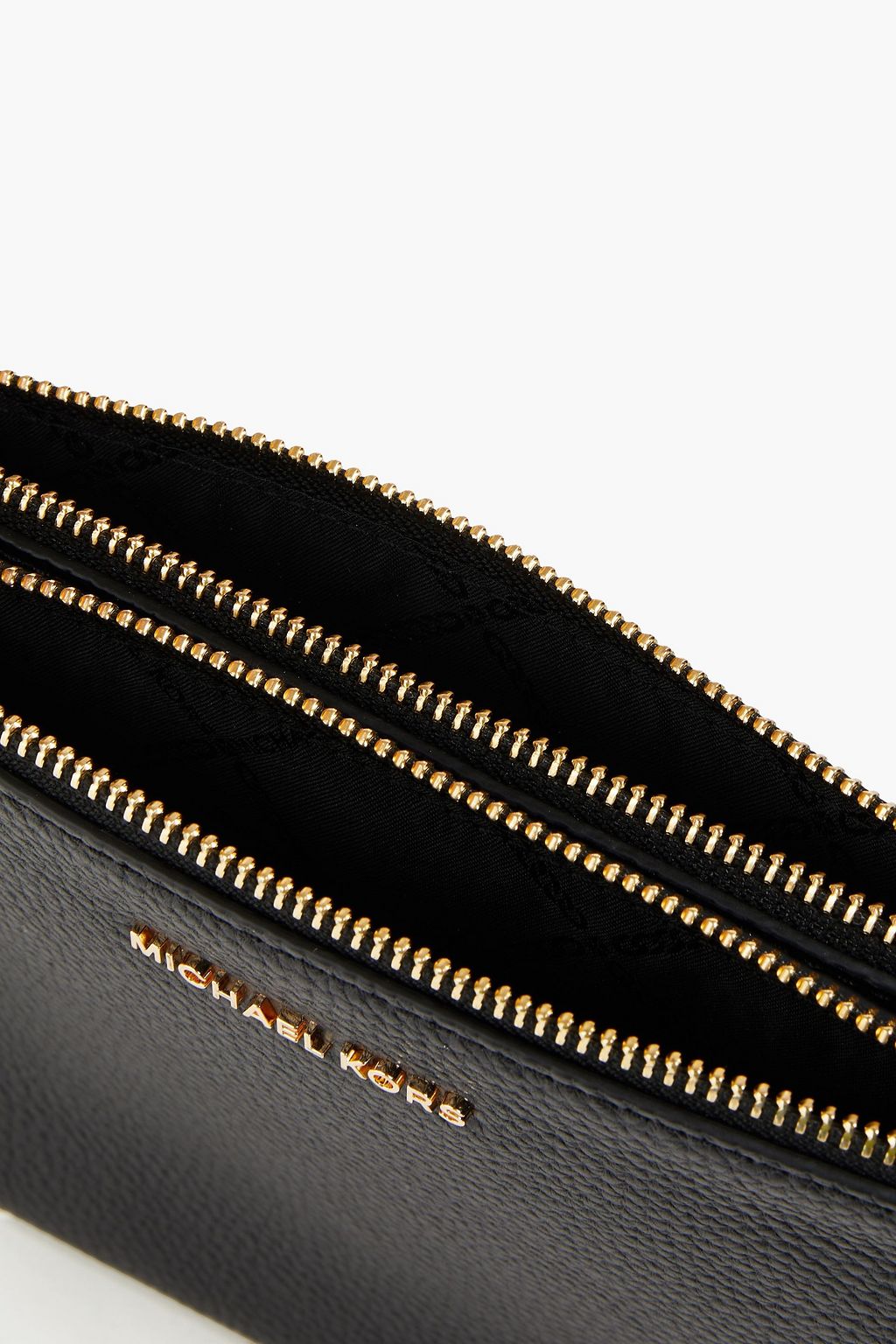 MICHAEL MICHAEL KORS Pebbled-leather pouch