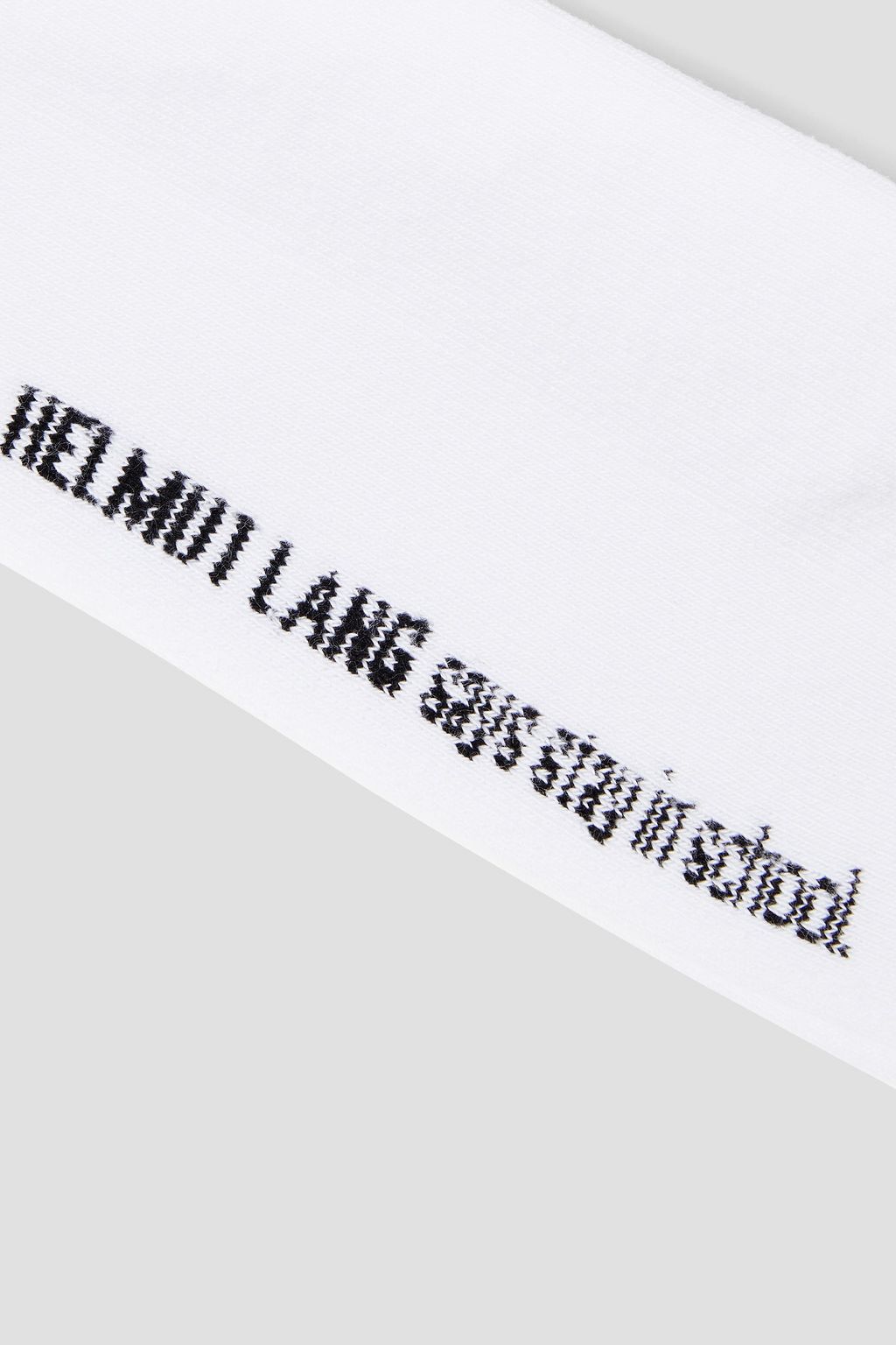HELMUT LANG Ribbed cotton-blend socks