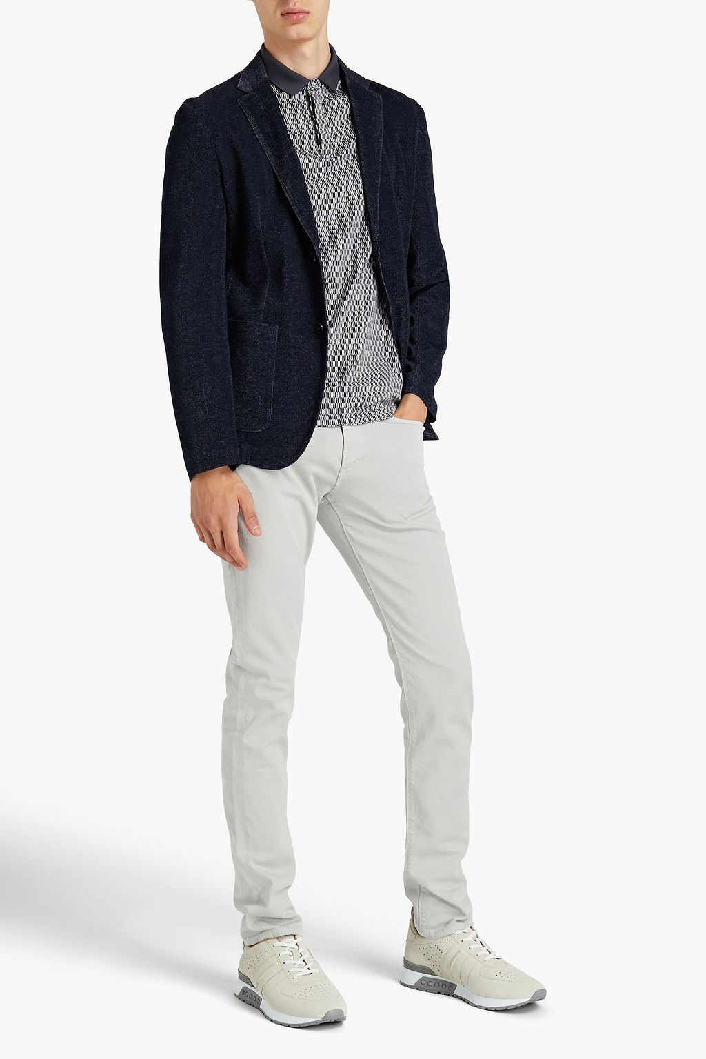 EMPORIO ARMANI Blazer aus Baumwolle
