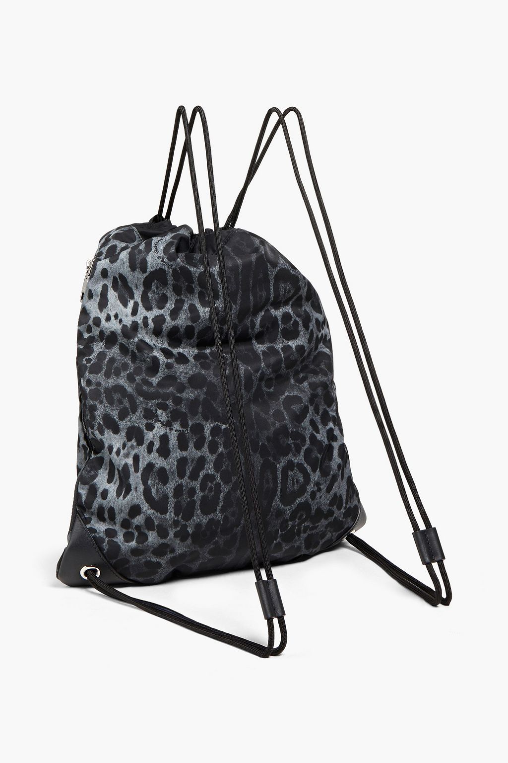 DOLCE & GABBANA Leopard-print shell backpack