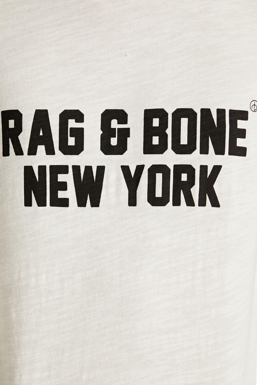 RAG & BONE Printed cotton-jersey T-shirt