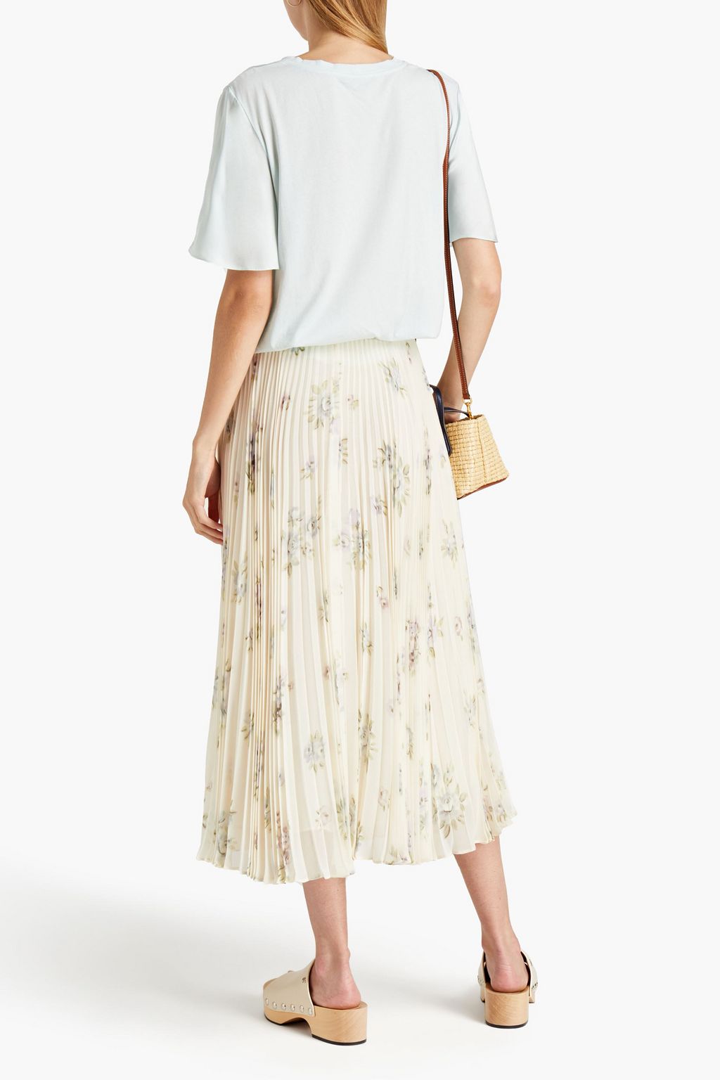 MAJE Silk-satin blouse