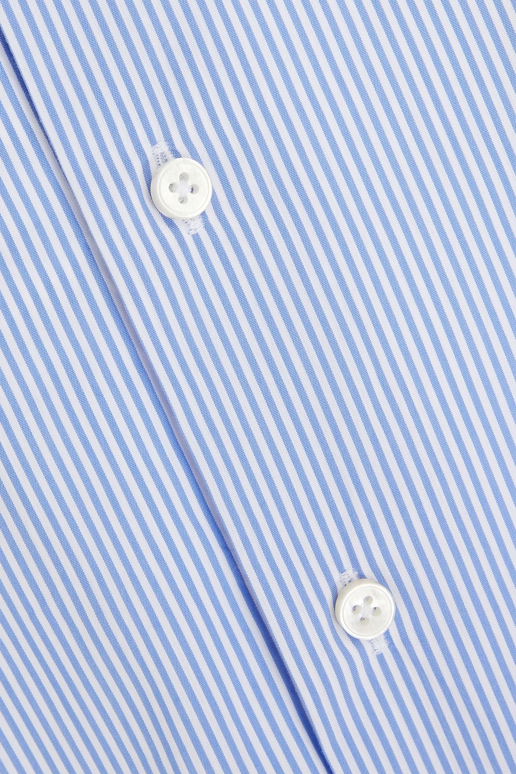 PESERICO Striped stretch-cotton poplin shirt
