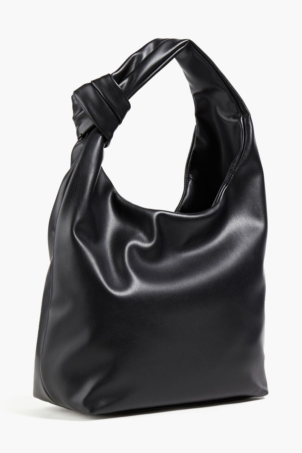 DKNY Sasha knotted faux leather shoulder bag
