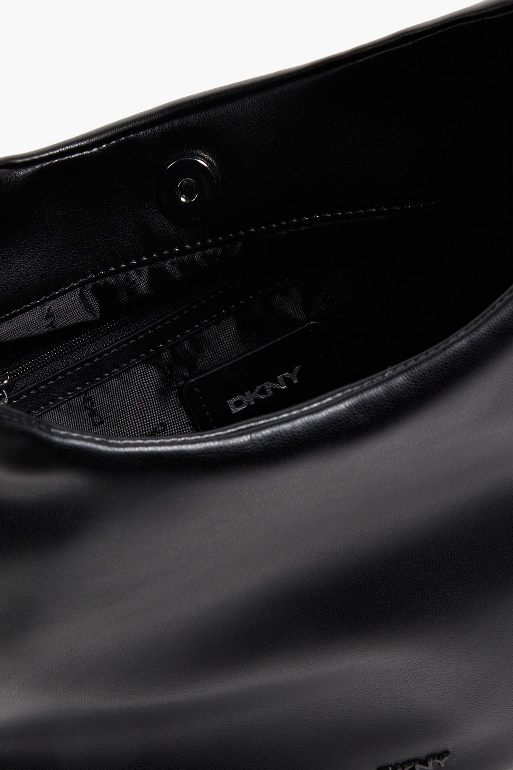 DKNY Sasha knotted faux leather shoulder bag