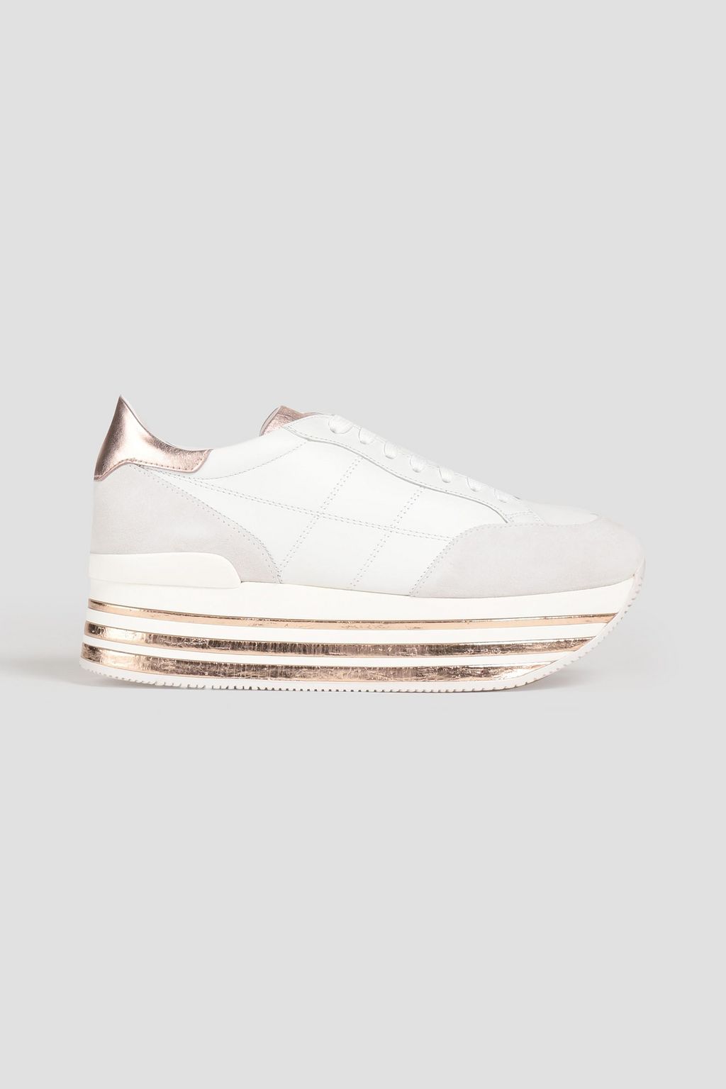 hogan white platform sneakers