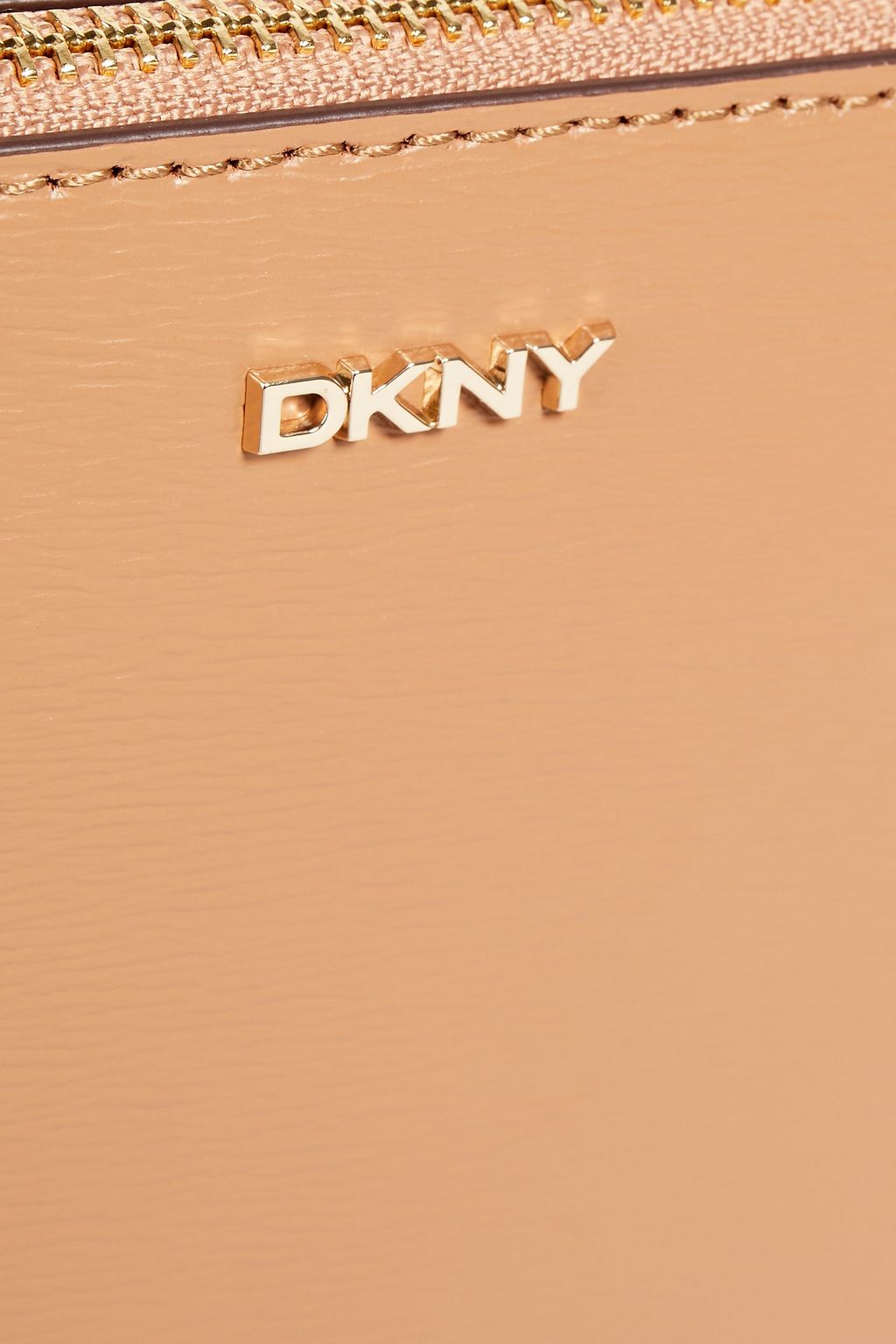 DKNY Bryant Dome textured-leather shoulder bag