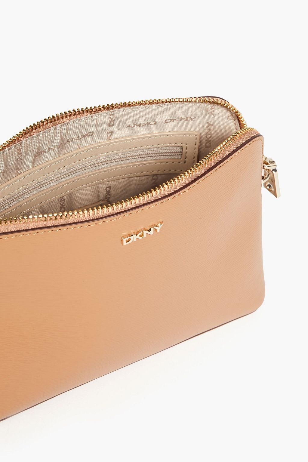 DKNY Bryant Dome textured-leather shoulder bag
