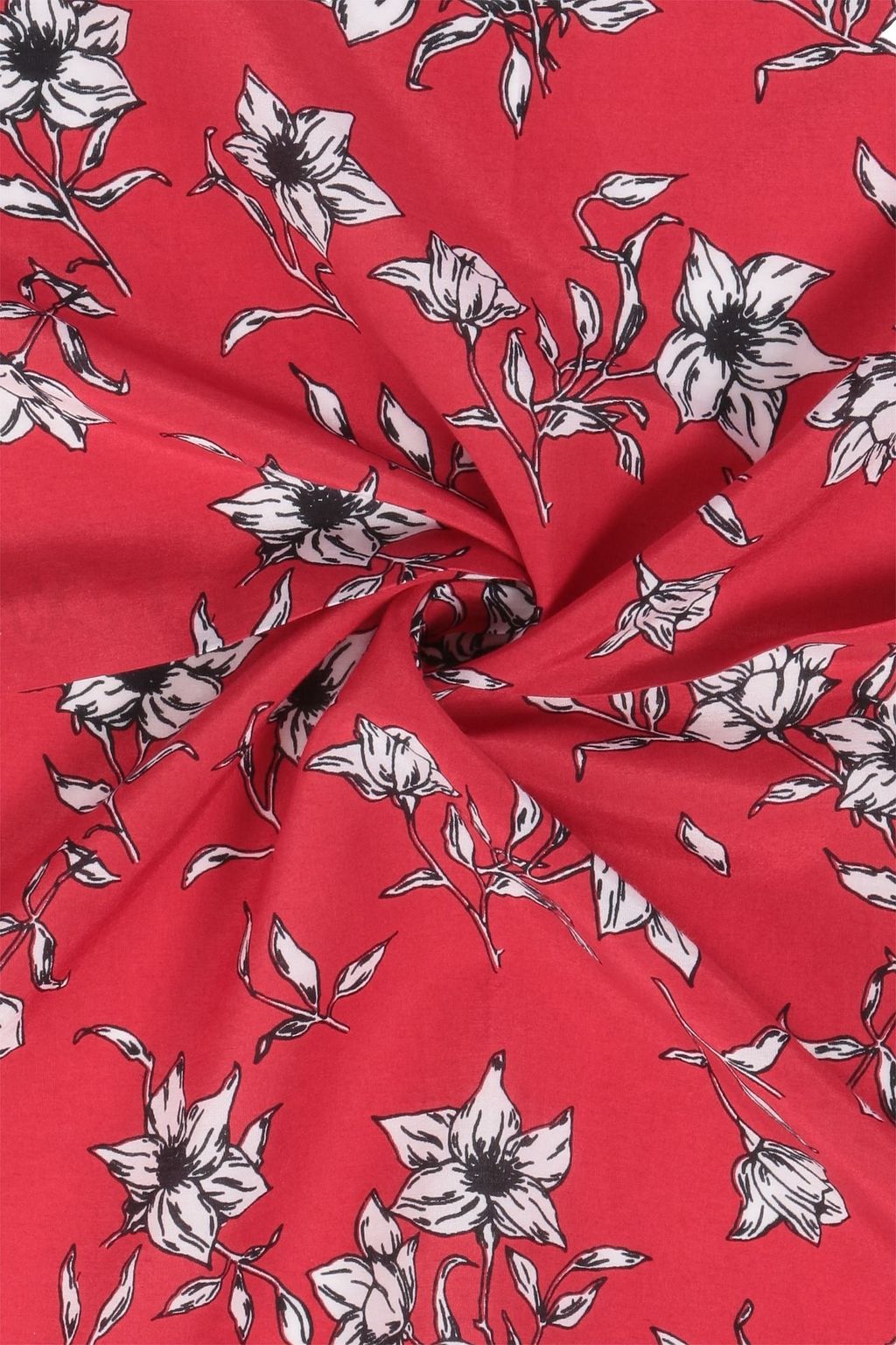 RAG & BONE Schal aus einer Baumwoll-Seidenmischung mit floralem Print