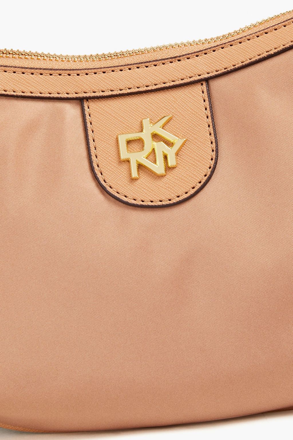 DKNY Faux leather-trimmed shell shoulder bag