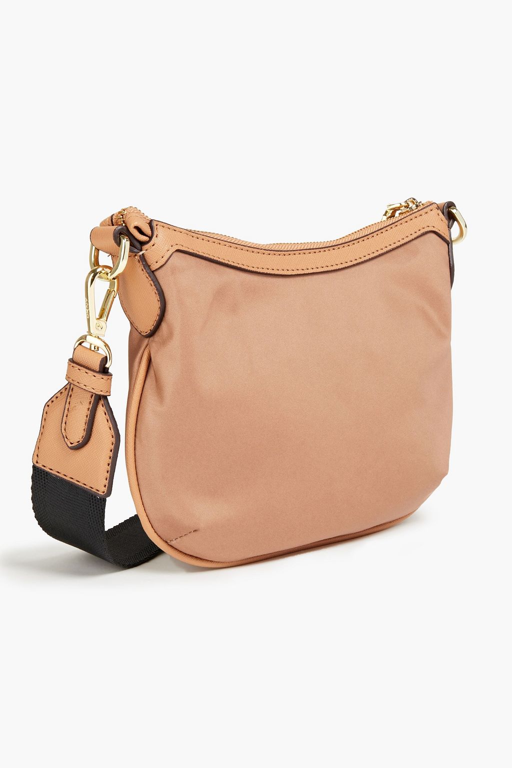 DKNY Faux leather-trimmed shell shoulder bag