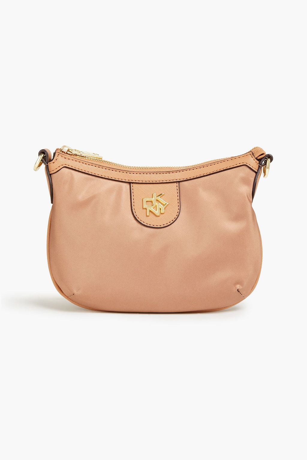 DKNY Faux leather-trimmed shell shoulder bag