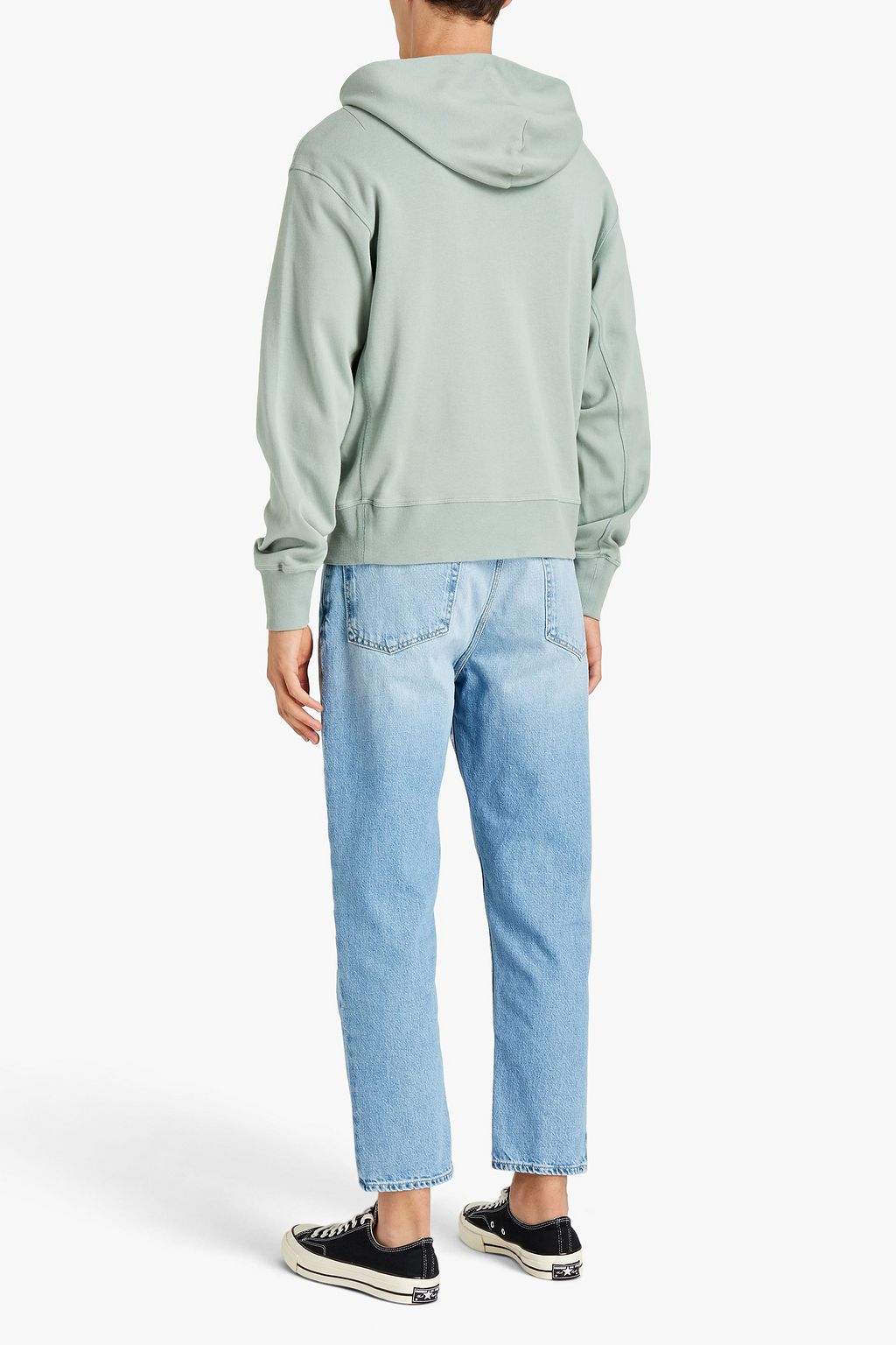 RAG & BONE Cropped faded denim jeans