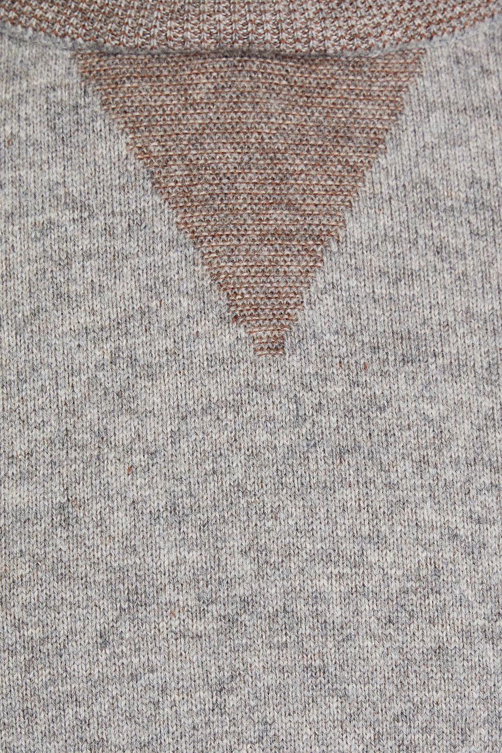 PESERICO Mélange merino wool and cashmere-blend drawstring hoodie
