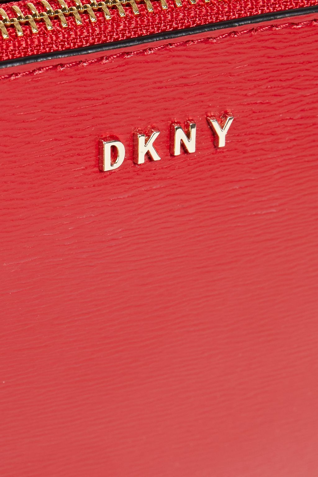 DKNY Bryant Dome textured-leather shoulder bag