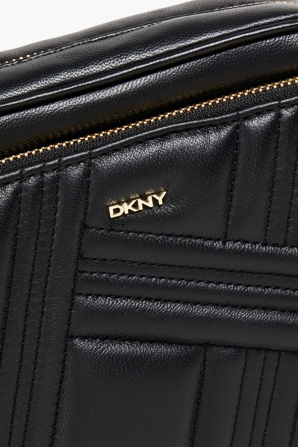 DKNY Quilted leather camera bag
