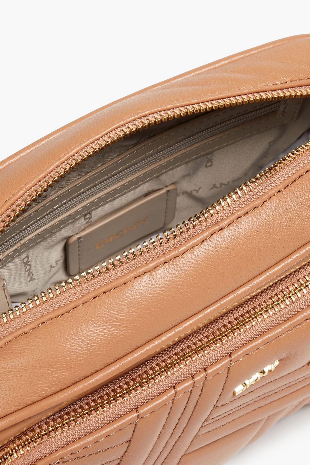 DKNY Quilted leather camera bag