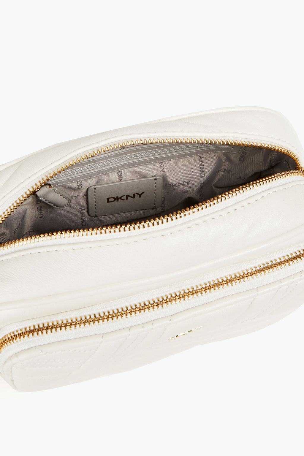DKNY Quilted leather camera bag