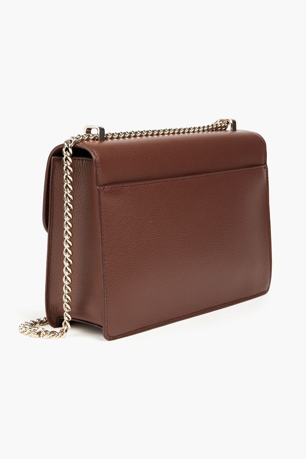 Dkny Women's Elissa Small Pebbled Leather Shoulder Bag In Bright Red | ModeSens