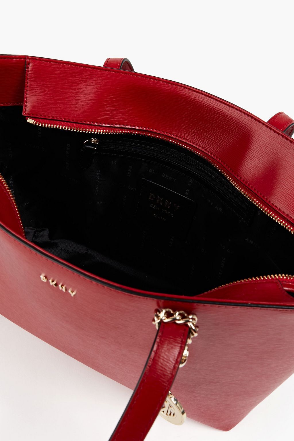 DKNY Bryant textured-leather tote