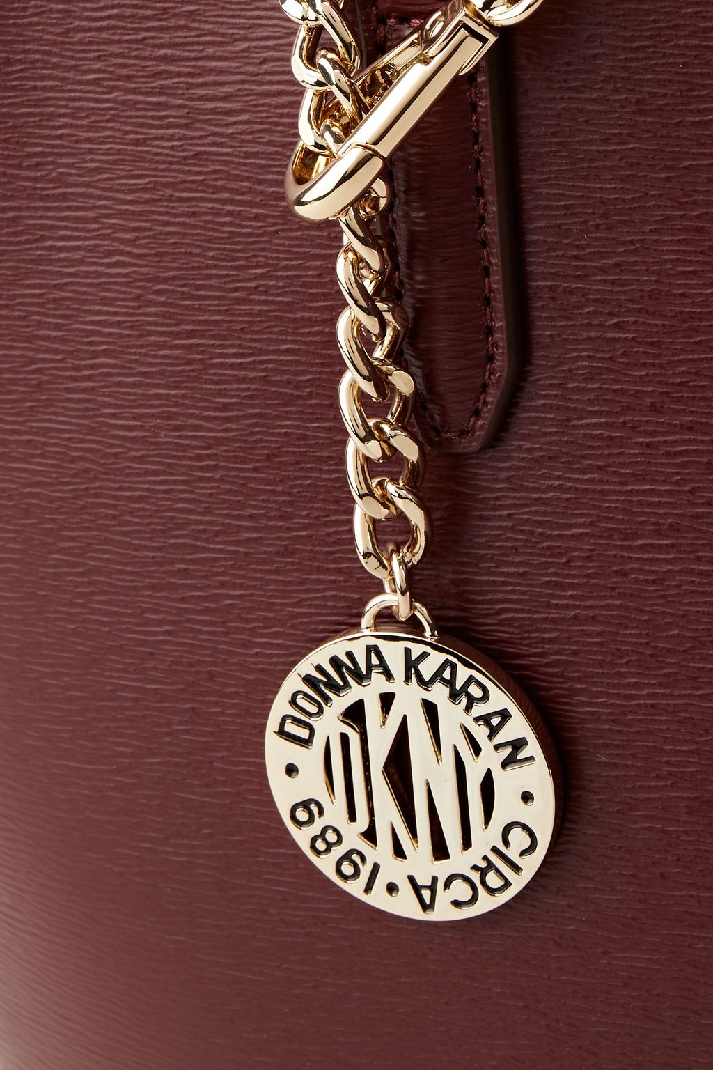 DKNY Bryant textured-leather tote