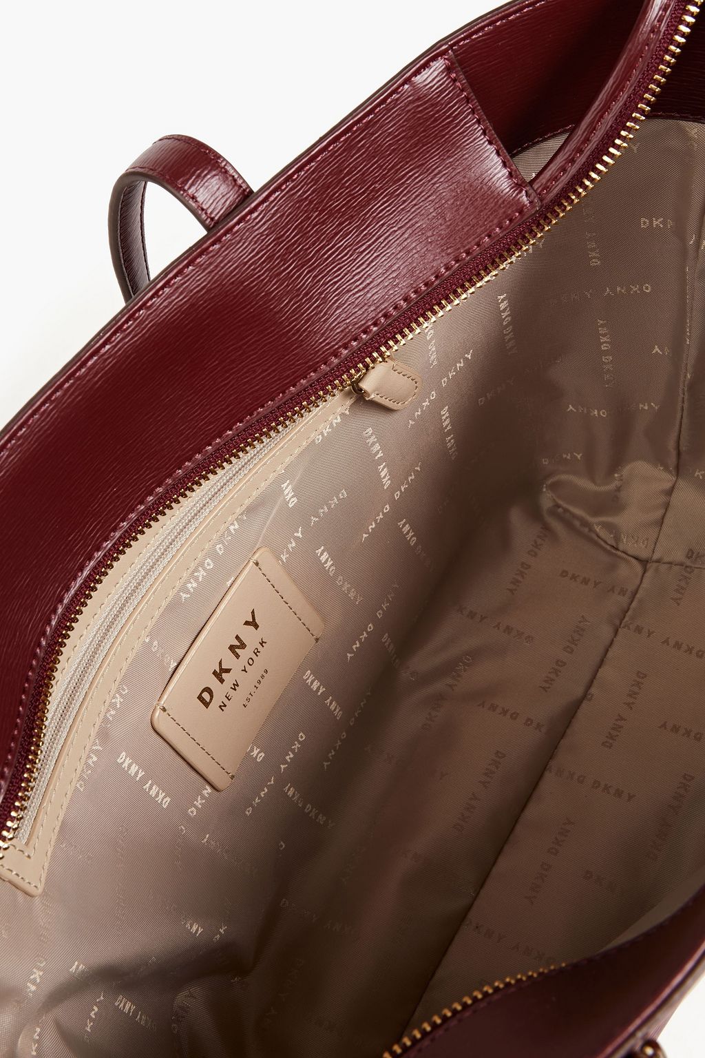 DKNY Bryant textured-leather tote
