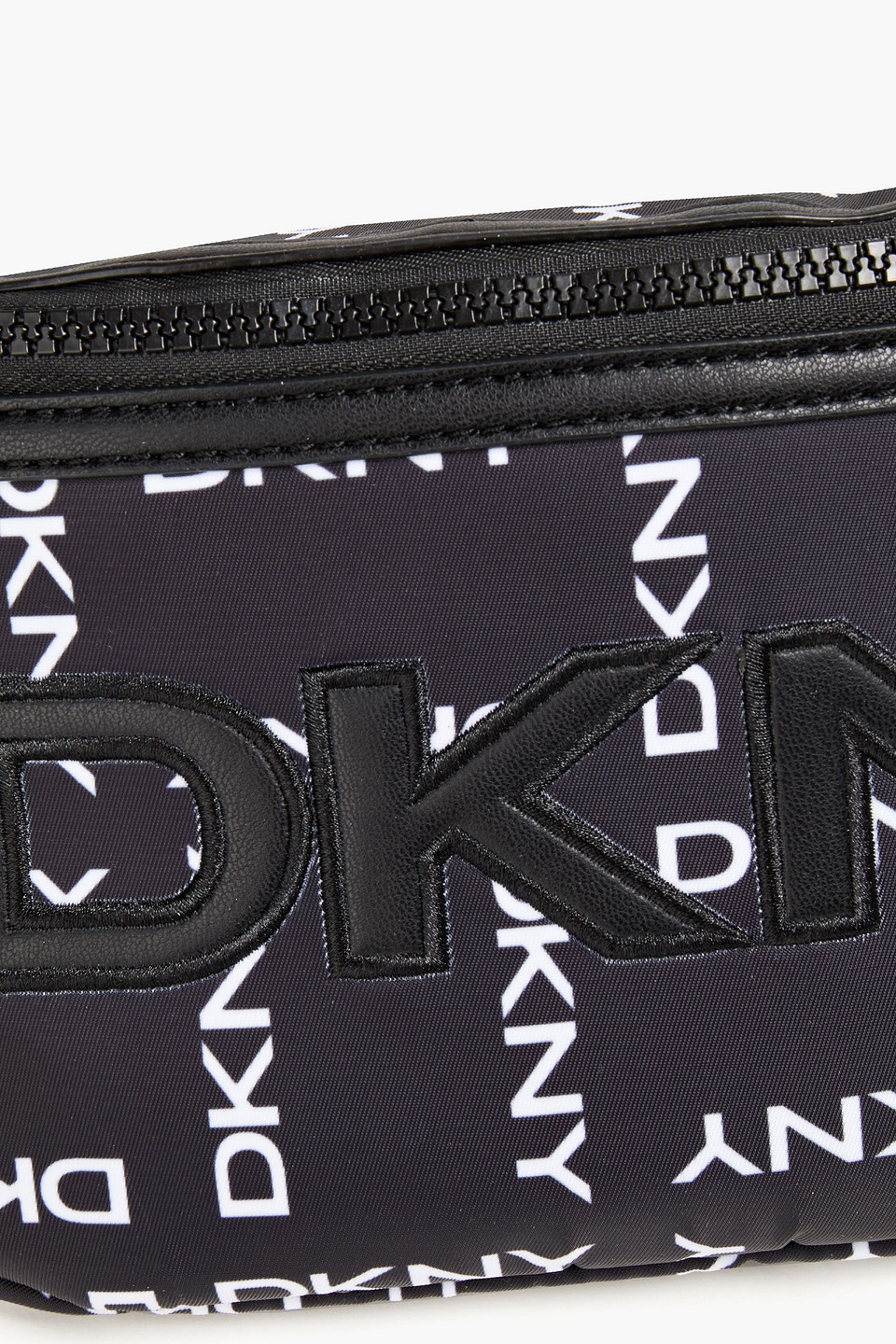 DKNY SLEEPWEAR LOGO-APPLIQUÉD LOGO-PRINT SHELL BELT BAG