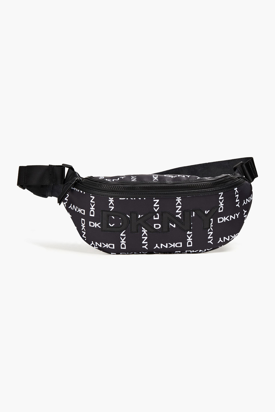 DKNY SLEEPWEAR LOGO-APPLIQUÉD LOGO-PRINT SHELL BELT BAG