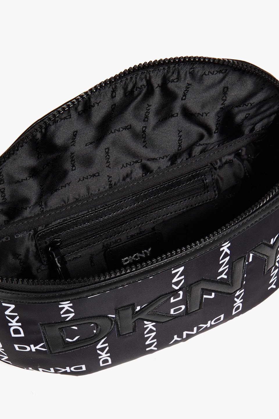 DKNY SLEEPWEAR LOGO-APPLIQUÉD LOGO-PRINT SHELL BELT BAG