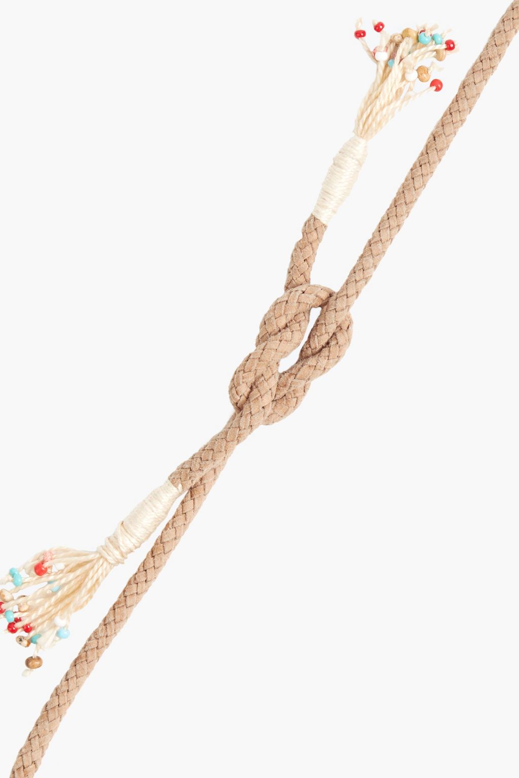 ETRO Shell, stone and rope necklace