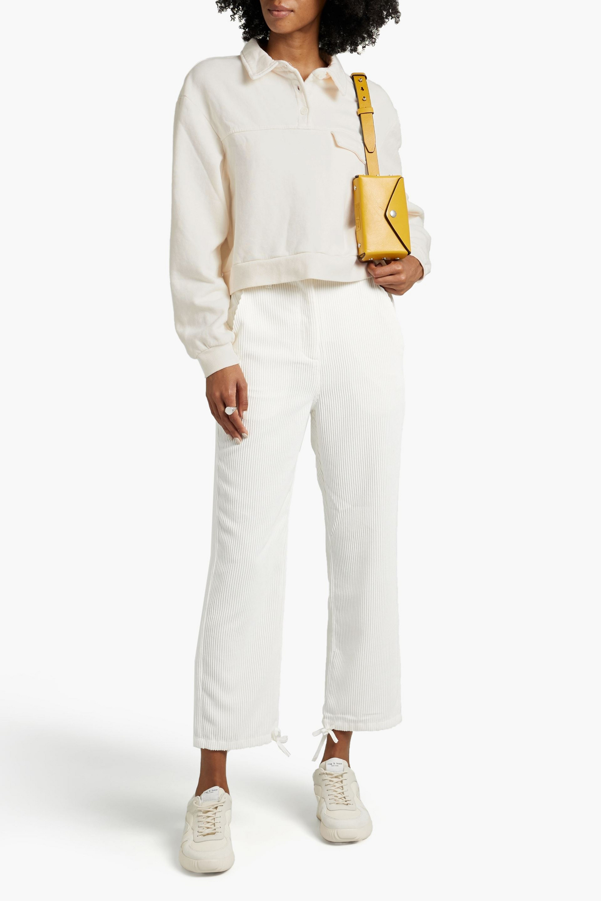 The Range French cotton-terry top