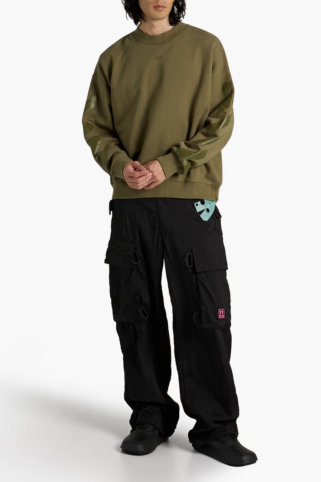 OFF-WHITE™ Bondage shell cargo pants